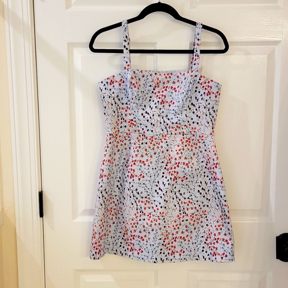French Connection Whisper dress with a rainbow of color!
